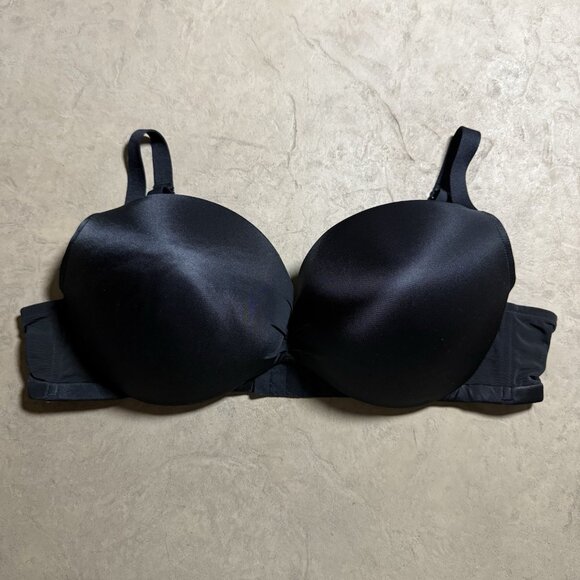 Cacique Women’s Black Padded Underwire Bra 46D Full Coverage Smooth - Picture 1 of 5